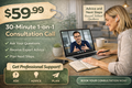 30-Minute 1-on-1 Consultation Call – $59.99